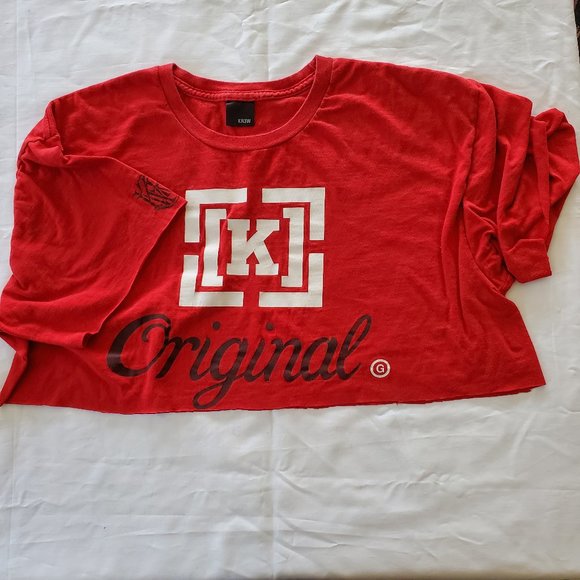 KR3W Red Crop Top - Picture 1 of 5